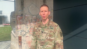 WWI Memorial – First Colors Ceremony – HQ USEUCOM/LTC Mark Rea II