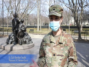 Women of the D.C. Guard talk about being leaders in a COVID world