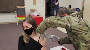 Arizona National Guard Vaccinates Volunteers for U.S. Border Asylum Seekers