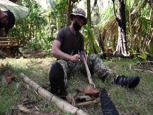 Air Force Conducts Joint Survival Training on Andersen AFB