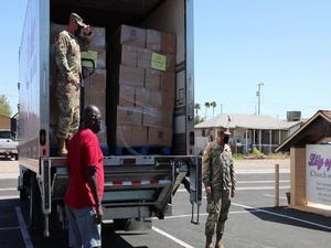 AZNG continues to support local community food banks across Arizona
