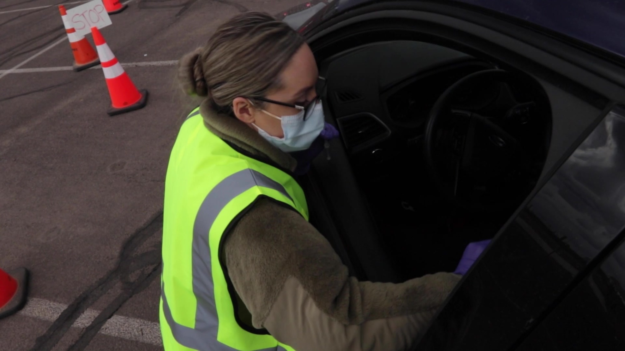 Arizon Air and Army National Guardsmen assisted The Salt River Pima-Maricopa Indian Community vaccinate its&#39; citizens against Covid 19. Guardsmen assited with patient in-take, vaccine admission, and patient observation and traffic control.