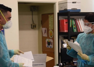 AZNG conducts COVID-19 rapid testing training at Tucson schools