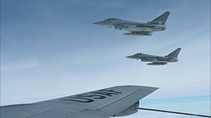 100th ARW supports German fighter jets during exercise Baltic Trident
