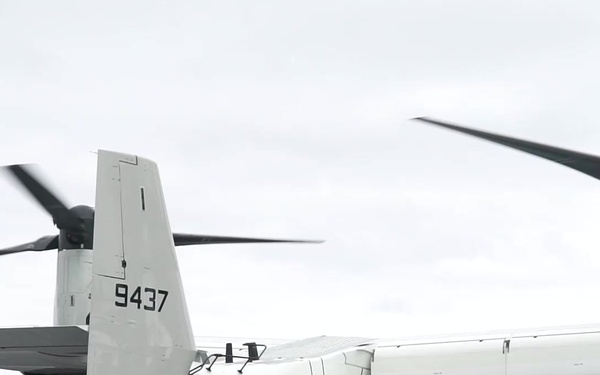 USS Carl Vinson (CVN 70) Conducts Flight Operations With CMV-22B Osprey
