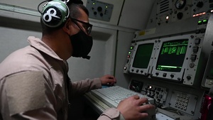 AWACS crew eyes over the battle