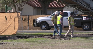 BG Johnson Running Track Fort Sam Houston Update Project Excavation BRoll 2021
