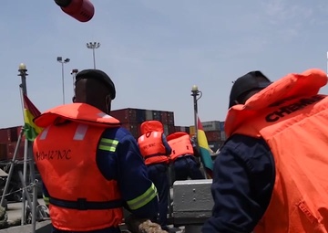 Obangame Express 2021 Commander Yussif Benning