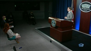 Pentagon Press Secretary Holds Briefing