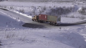 U.S. Army Cold Regions Test Center tests snow tires, chains in extreme cold and ice