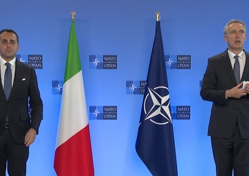 NATO Secretary General meeting with the Italian Minister of Foreign Affairs