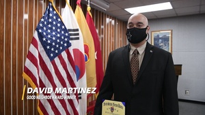 Good Neighbor awards winner Mr. Martinez