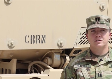 Part 2: Capt. Shelby Hensley, 318th Chemical Co. commander, speaks on importance of women in military