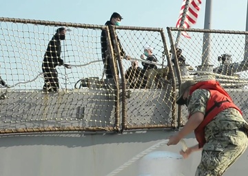 USS Arliegh Burke Departs Naval Station Norfolk
