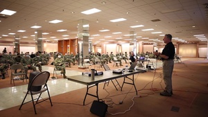 Hampton Roads Sailors in-process for Norfolk COVID Community Vaccination Center