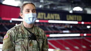 VST Soldiers Prepare to open the Atlanta Community Vaccination Center