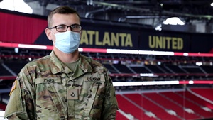 VST Soldiers Prepare to open the Atlanta Community Vaccination Center