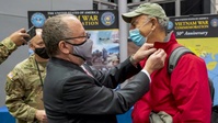 Barry M Keshner honored for his service in Vietnam