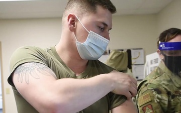 (NO LOWER THIRDS) 180FW: A Regional COVID-19 Vaccination Center for the Military