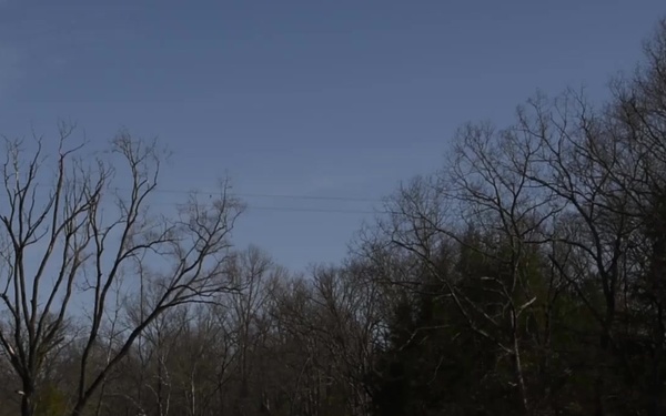 180FW F-16 Flies over Oak Openings Preserve Metropark