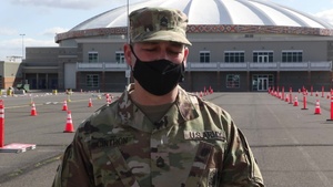 62nd Medical Brigade supports Yakima, Wash. Community Vaccination Center (Spanish)