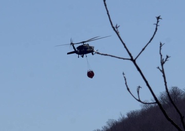 National Guard Aviators Train to Suppress Wildfires in NY