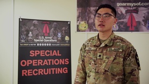 SPC Kenton Pak - Special Operations New Recruit