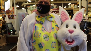 Fort McCoy Commissary employee discusses why he enjoys celebrating holidays like Easter, supporting customers