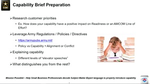 AMCOM APBI - Day 2 - AMCOM Small Business Contracting Opportunities - Ms. Perkins