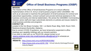 AMCOM APBI - Day 2 - SMDC Small Business Contracting Opportunities - Ms. Birdsong