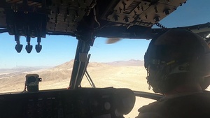 Marines familiarize themselves with the desert environment (B-Roll)