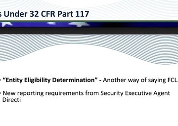 National Industrial Security Program Operating Manual (NISPOM)