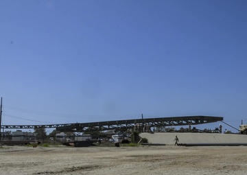 NMCB-3 Launches Medium Girder Bridge