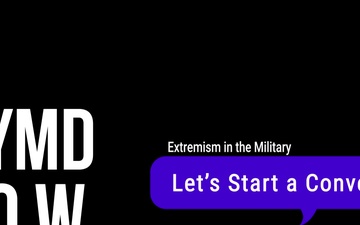 Let's Start a Conversation | Extremism in the Military