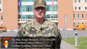 Why I Serve: Sgt. Maj. Sergio Bondielli (ITA)