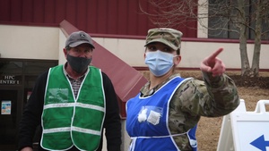 Oklahoma National Guard distributes COVID-19 vaccine at OCCC