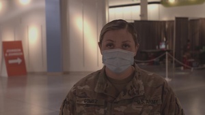 Covid Task Force Interview with SPC Gomez