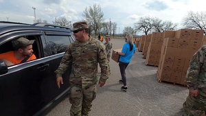 Helping the Sparta Community Distribute Food to Families