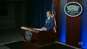 Pentagon Press Secretary Holds News Conference