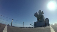 USS Charleston conducts Rolling Airframe Missile (RAM) shoot during a live-fire exercise