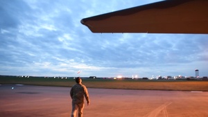 352 SOW Airmen take-off for HIRAIN mission