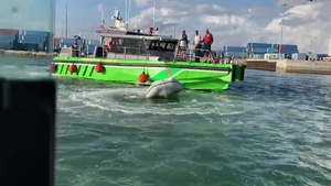 Coast Guard, partner agencies, good Samaritan rescue 1, stop runaway vessel off Miami