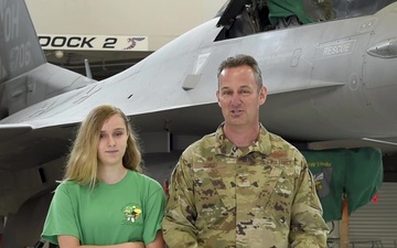 180FW Commander Thanks Military Kids During Month of the Military Child (NO GRAPHICS)
