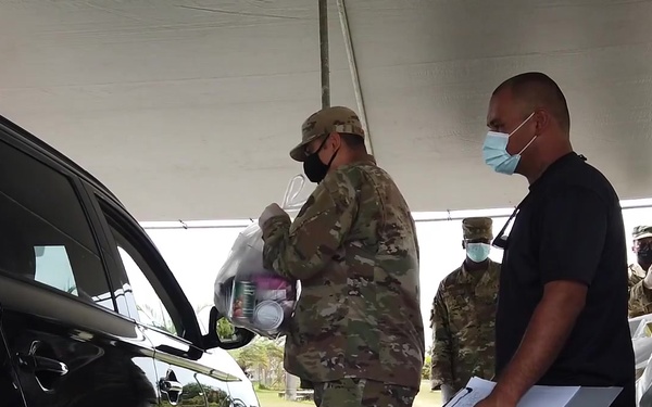 Andersen Airmen assist with Yona food distribution b-roll
