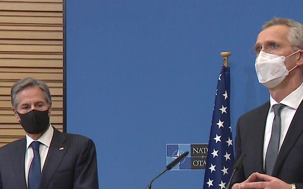 Press conference with NATO Secretary General Jens Stoltenberg, US Secretary of State Antony Blinken and US Secretary of Defense Lloyd J. Austin III (Q&amp;A)