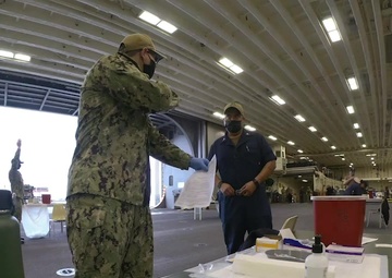 USS Tripoli Sailors Receive COVID-19 Vaccine