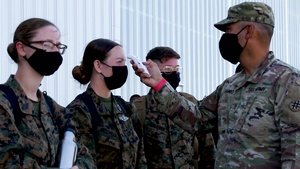 US Marines and US Sailors land at Rogue Valley International-Medford Airport to support Oregon CVC