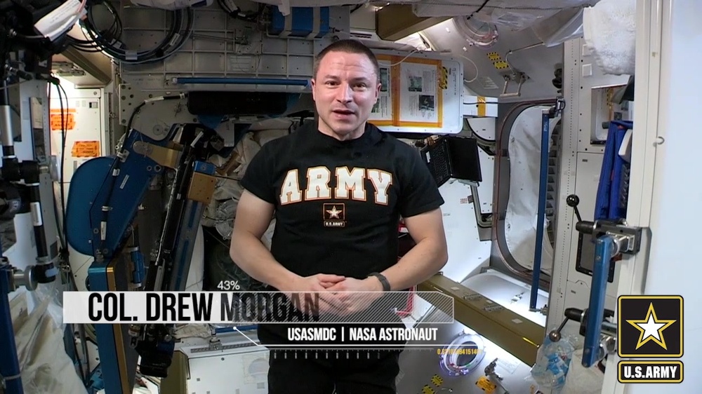 DVIDS - Video - Army Astronaut, Col Drew Morgan takes the ACFT in Space