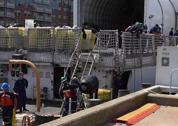 Coast Guard Cutter Escanaba returns home to Boston after 61 day patrol