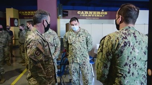 Maj. Gen. Chad P. Franks visits St. Louis Community Vaccination Center